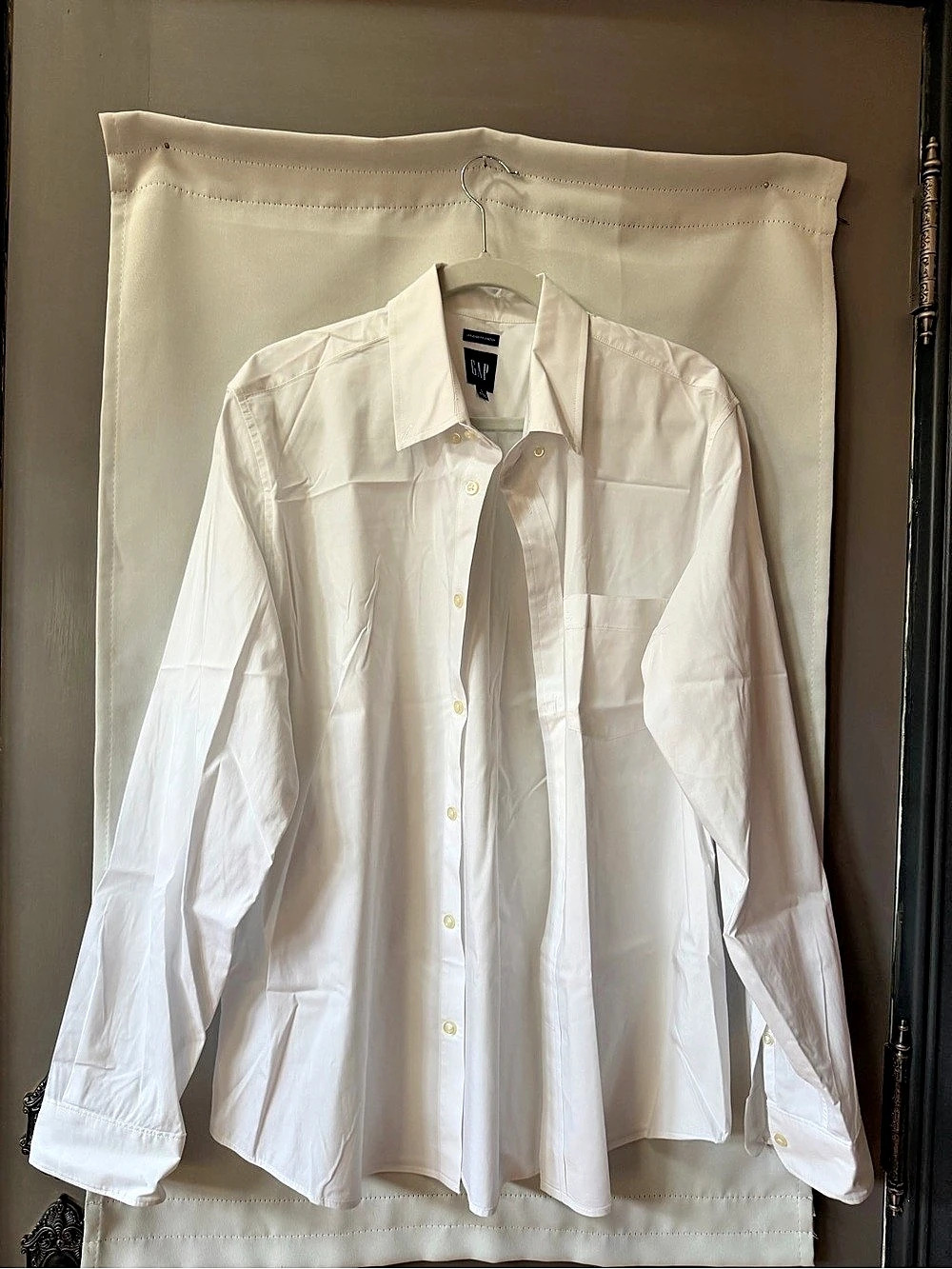Gap Untucked Fit Stretch Poplin Shirt